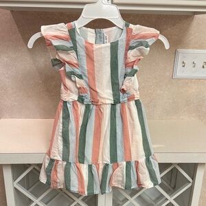 Janie and Jack Multicolor Striped Dress